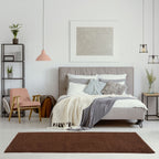 Myshaggy Solid Brown Rug