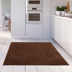 Myshaggy Solid Brown Rug