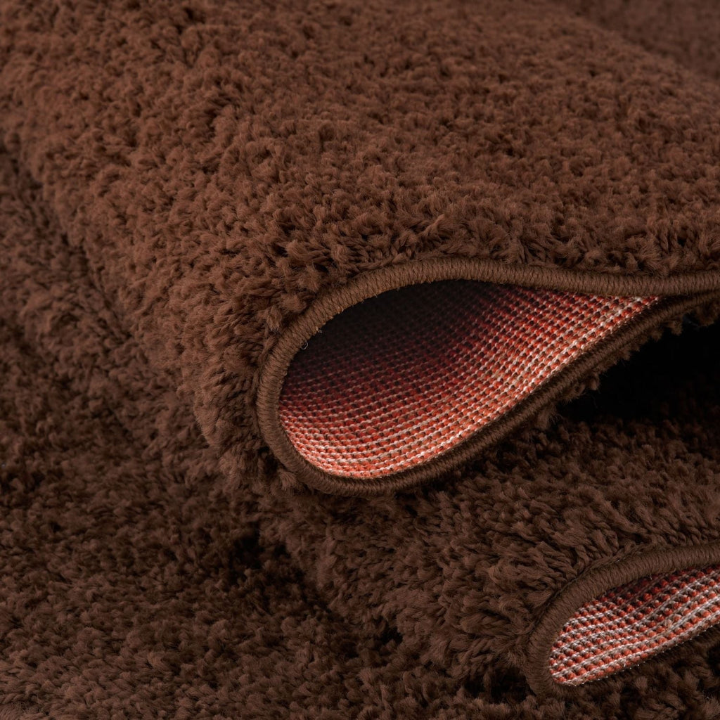 Myshaggy Solid Brown Rug