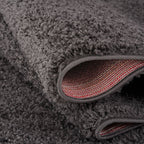 Myshaggy Solid Dark Grey Rug
