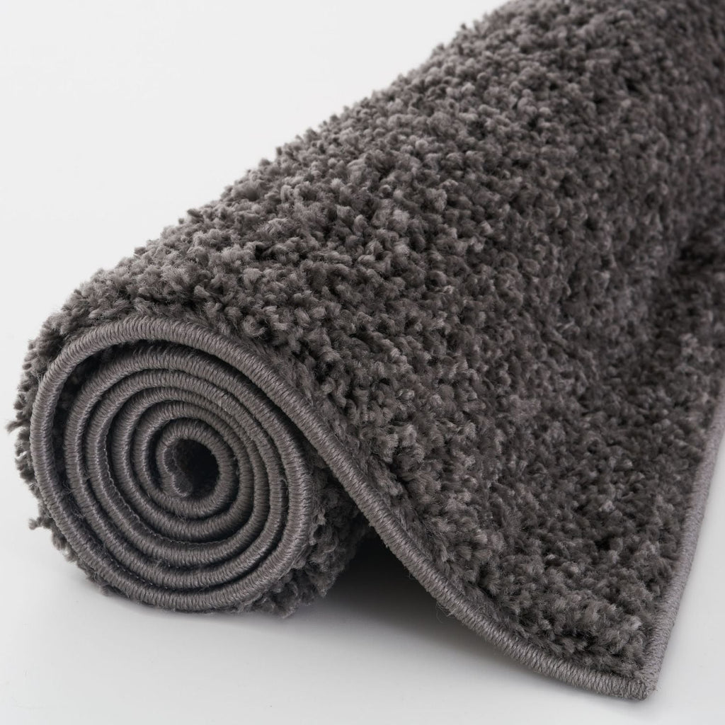 Myshaggy Solid Dark Grey Rug