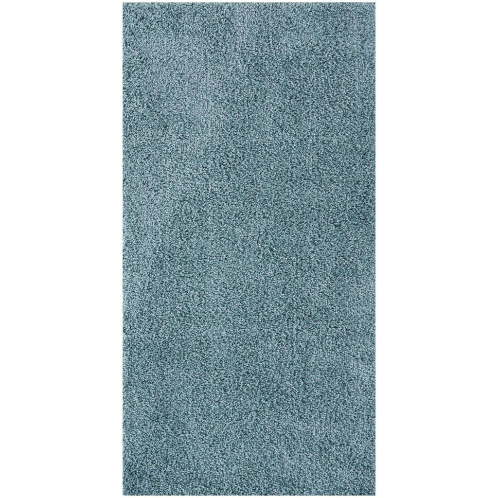 Myshaggy Solid Duck Egg Blue Rug