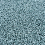 Myshaggy Solid Duck Egg Blue Rug