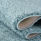 Myshaggy Solid Duck Egg Blue Rug