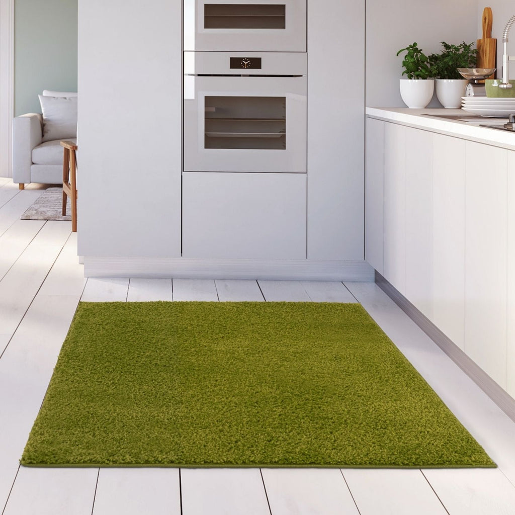 Myshaggy Solid Green Rug