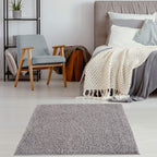 Myshaggy Solid Grey Rug