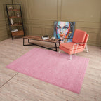 Myshaggy Solid Pink Rug