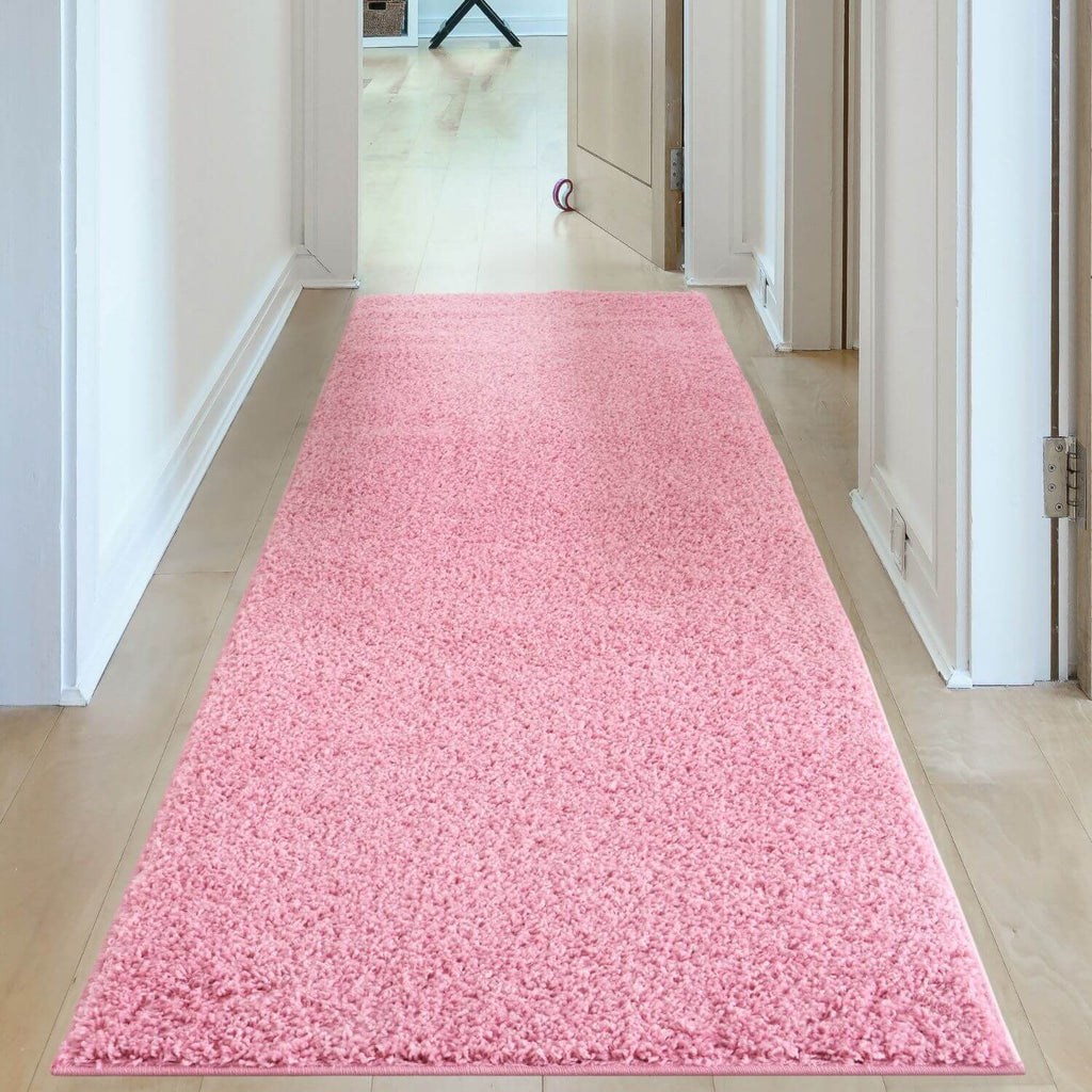 Myshaggy Solid Pink Rug