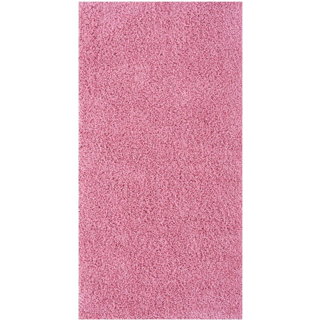 Myshaggy Solid Pink Rug