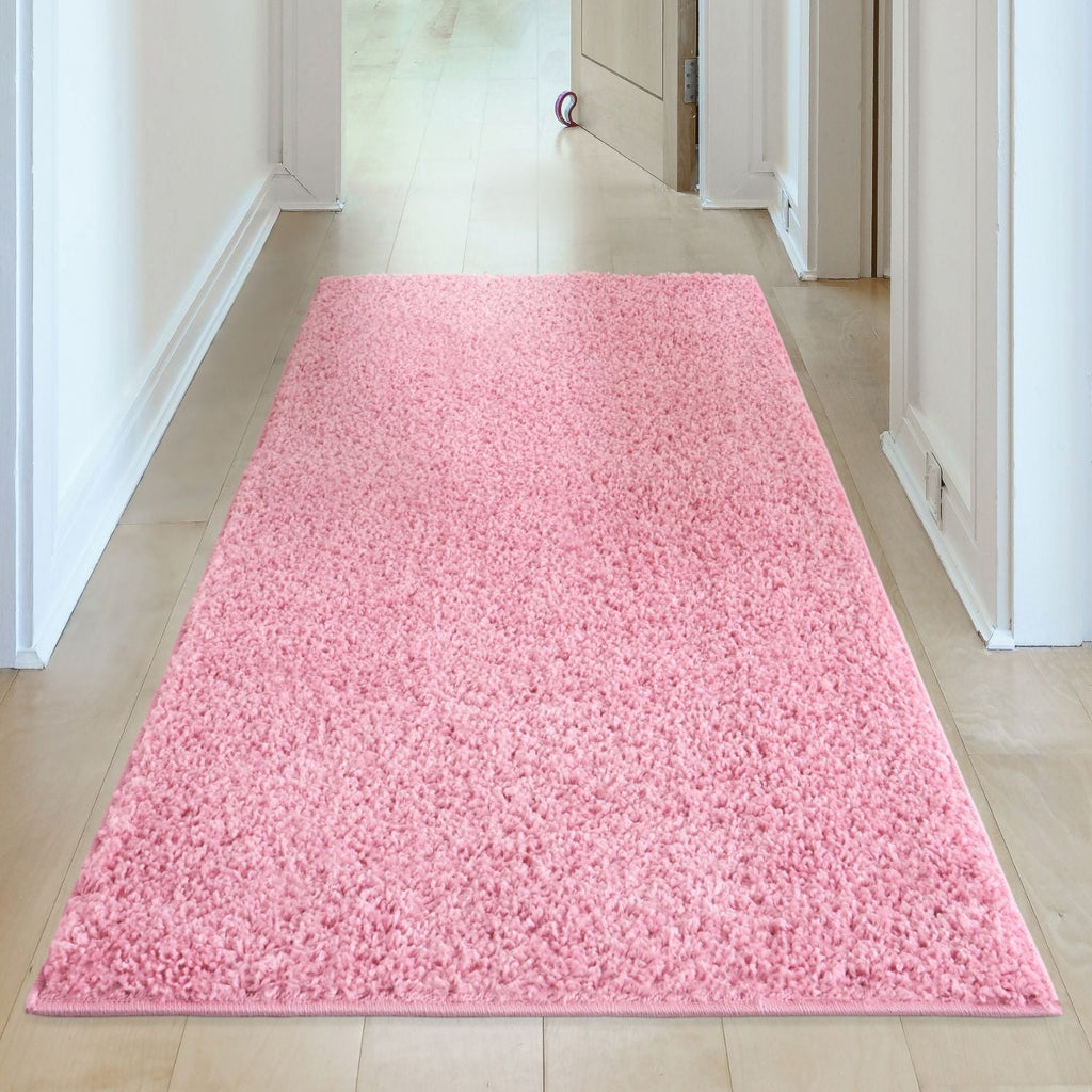 Myshaggy Solid Pink Rug