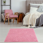 Myshaggy Solid Pink Rug