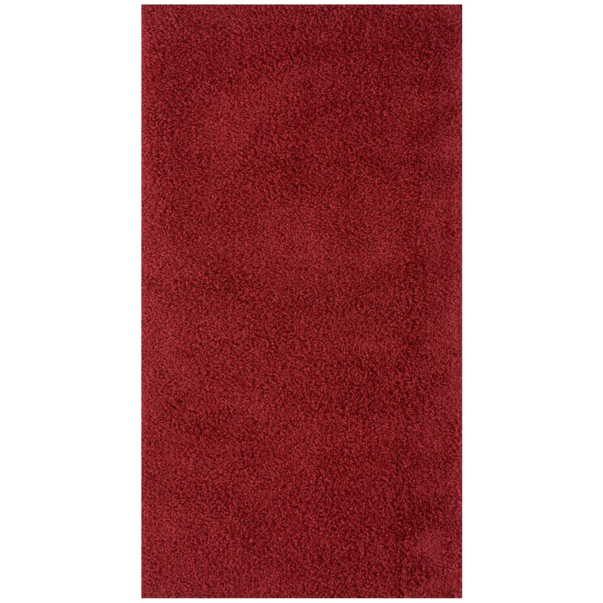 Myshaggy Solid Red Rug