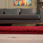 Myshaggy Solid Red Rug