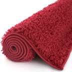 Myshaggy Solid Red Rug