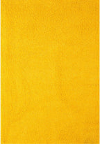 Myshaggy Solid Yellow Rug