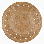 Nova Natural Circle Rug – Handwoven Round Jute Rug