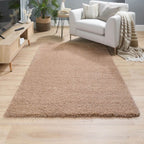 Washable Nude Pink Shaggy Rug