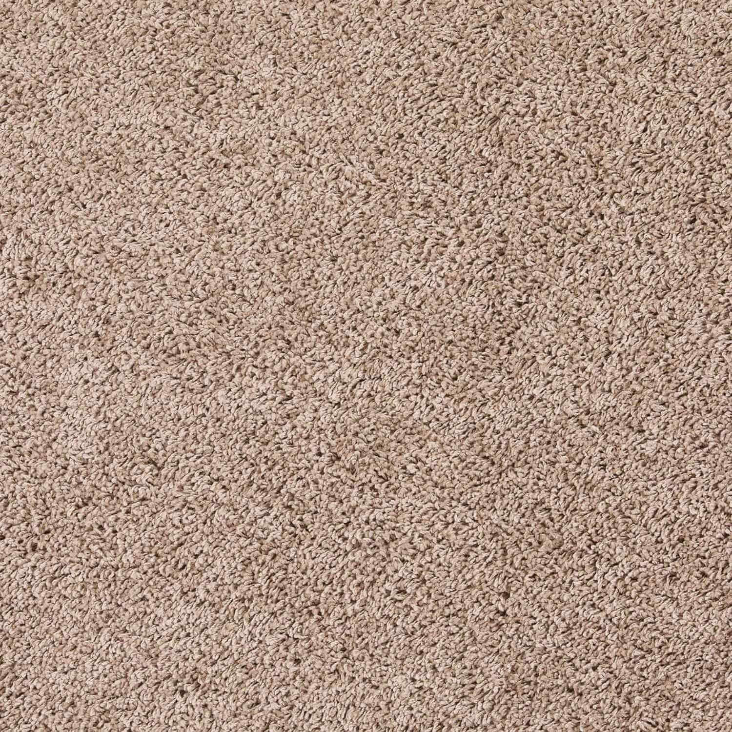 Washable Nude Pink Shaggy Rug