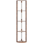 HOMCOM Three-Tier Corner Floor Lamp