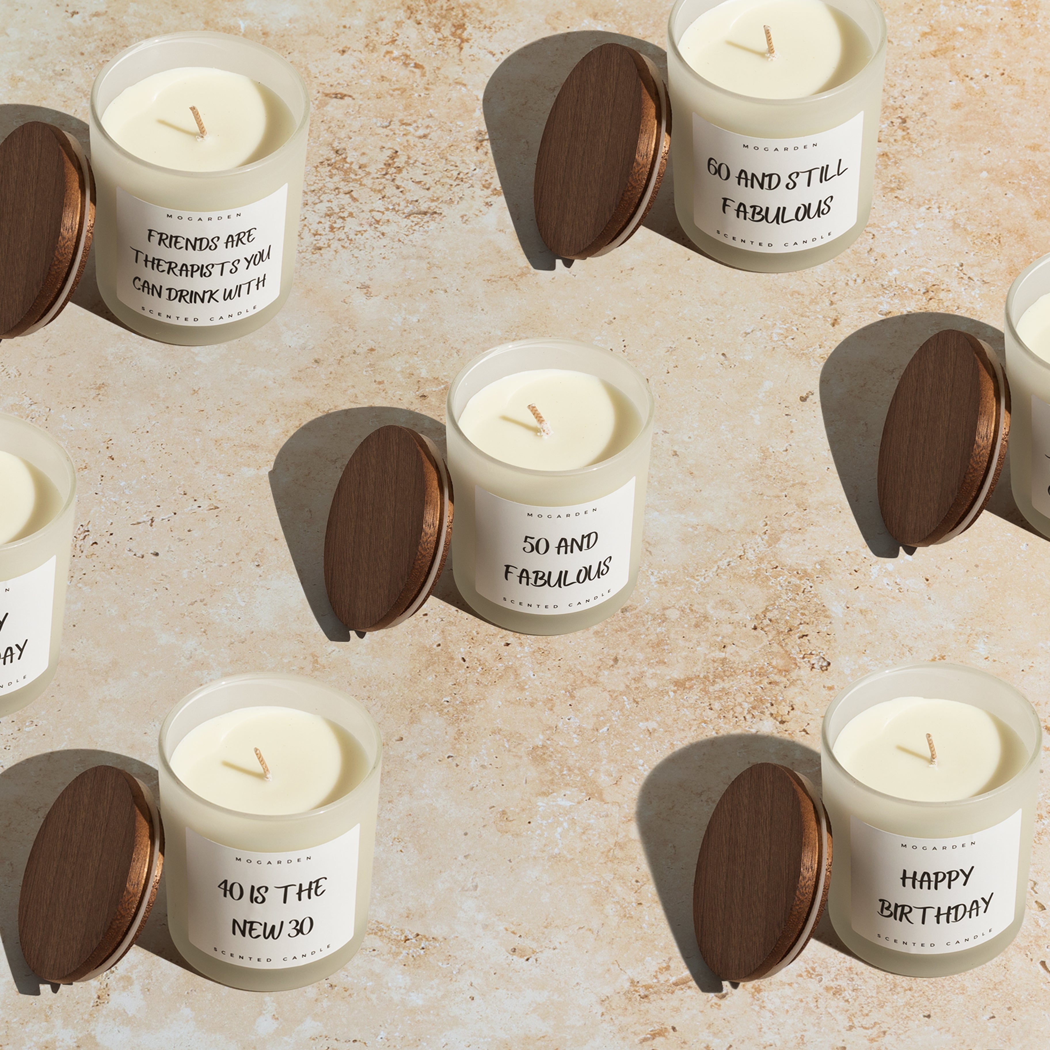 21st Birthday Candle - Luxury Vanilla Soy 220g | 21st Birthday Gift
