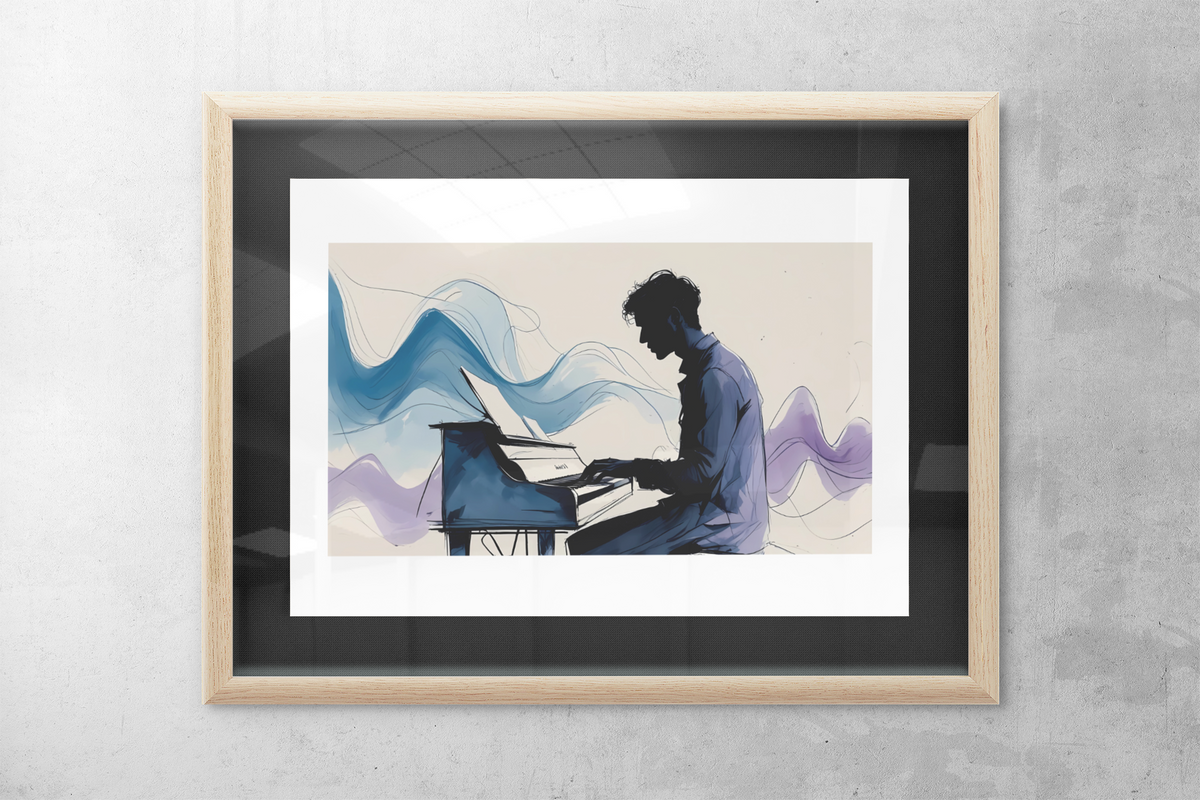 Music Wall Art Digital Download – Set of 4 Abstract Posters