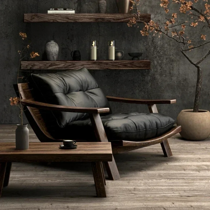 Cadeira Relax Modern Simple Armchair Back Support