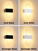 Touch Sensor LED Wall Light – USB Rechargeable Acrylic Sconce