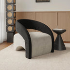 Lazy Sofa Leisure Chair | Modern Frosted Velvet Lounge Chair