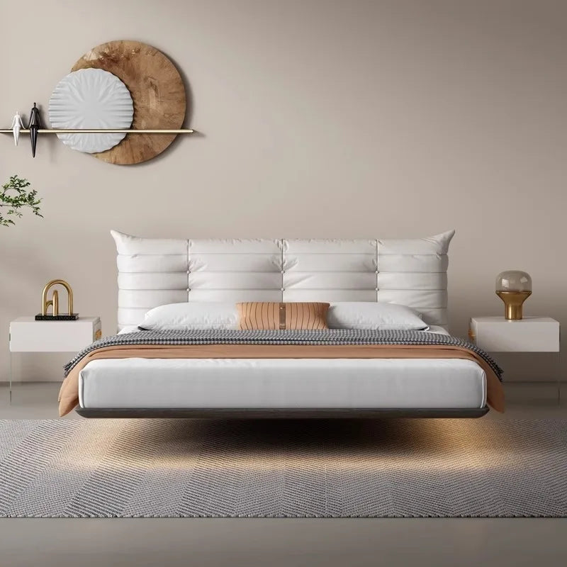 Upholstered Unique Bed Frame Japanese French Lounge Bed Dressers Children Muebles Para El Hogar Bedroom Furniture Accessories