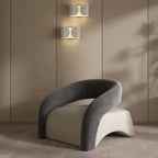 Lazy Sofa Leisure Chair | Modern Frosted Velvet Lounge Chair