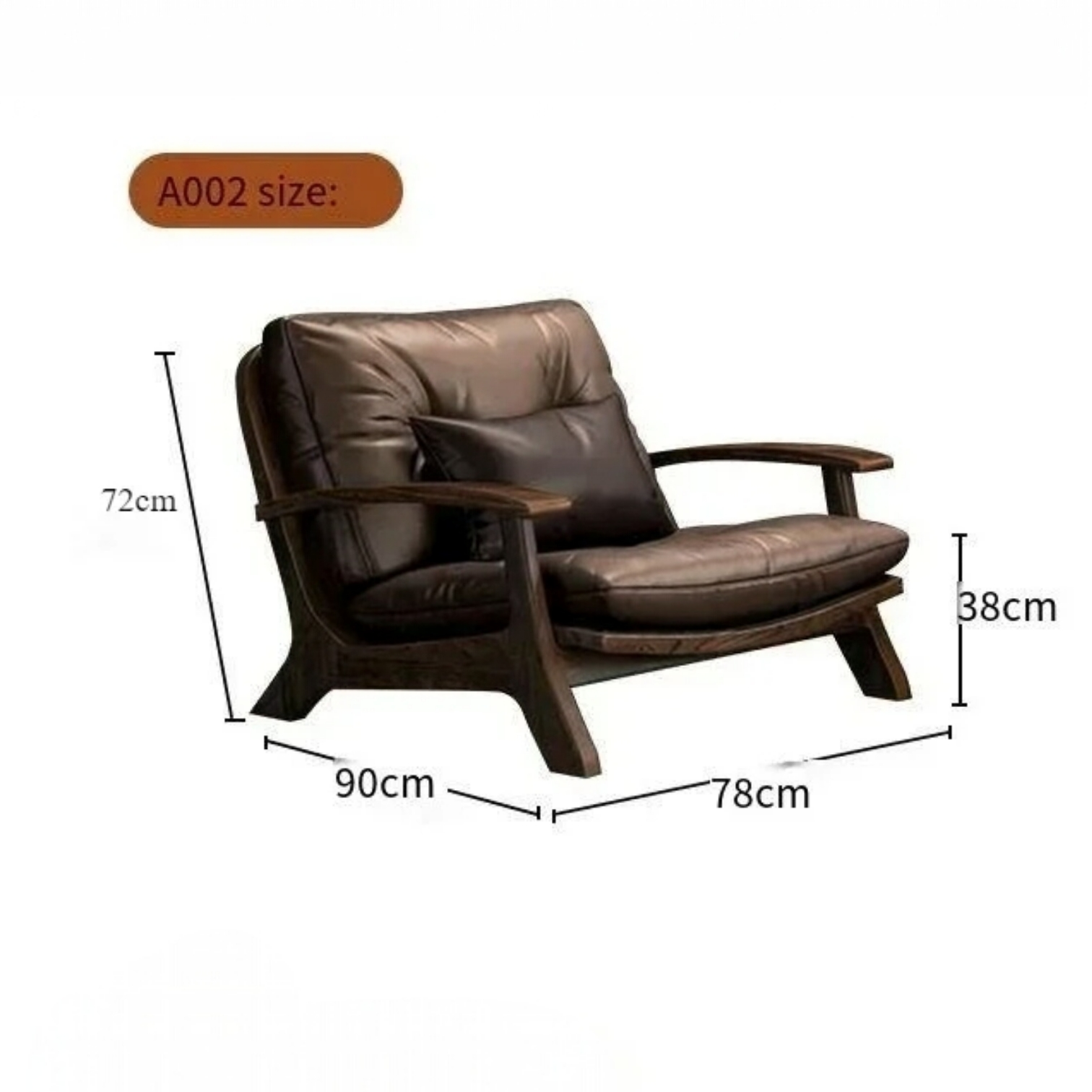 Cadeira Relax Modern Simple Armchair Back Support