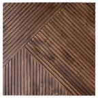 Wooden floor tile with a herringbone pattern on a white background