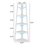 The JC Wood Bookshelf Corner Rack