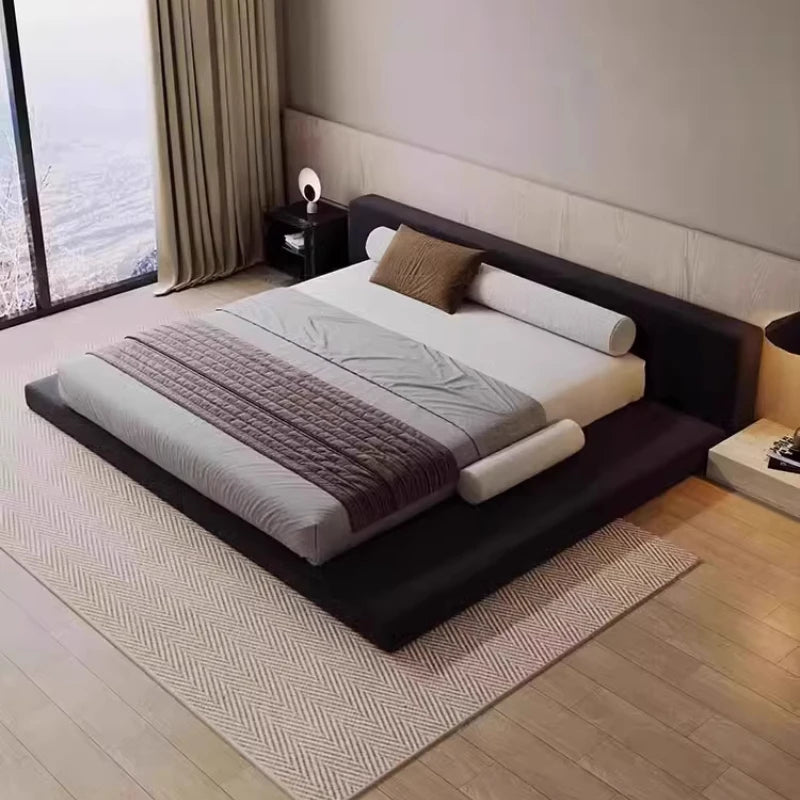 Aesthetics Apartment Bed Tatami Modern Fashionable European Quality Bed Minimalist Design King Size Muebles Nordic Furniture