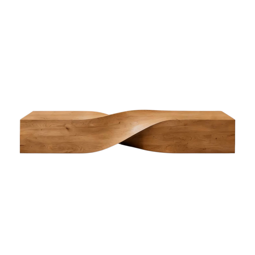 Solid Wood Bench | Wabi-Sabi Pine Wood Entryway & Dining Bench