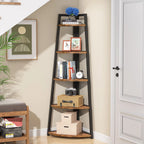 The JC Wood Bookshelf Corner Rack