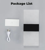 Touch Sensor LED Wall Light – USB Rechargeable Acrylic Sconce