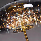Modern Starry Sky Glass LED Pendant Light – Luxury Hanging Ceiling Lamp