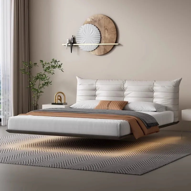 Upholstered Unique Bed Frame Japanese French Lounge Bed Dressers Children Muebles Para El Hogar Bedroom Furniture Accessories