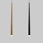 Sleek Drop Pendant Light - LED Integrated Adjustable Height Warm Light