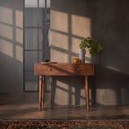 Scandinavian Walnut Oslo Console, Dressing Table, and Desk