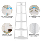 The JC Wood Bookshelf Corner Rack