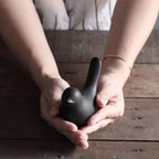 Nordic Ceramic Bird Figurine – Black or White Modern Sculptural Ornament