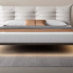 Upholstered Unique Bed Frame Japanese French Lounge Bed Dressers Children Muebles Para El Hogar Bedroom Furniture Accessories