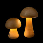 MUSHROOM WOOD LED LAMP