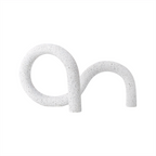 Arlo Japandi Minimalist Resin Ornament – Neutral Tone Modern Knot Sculpture
