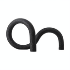 Arlo Japandi Minimalist Resin Ornament – Neutral Tone Modern Knot Sculpture