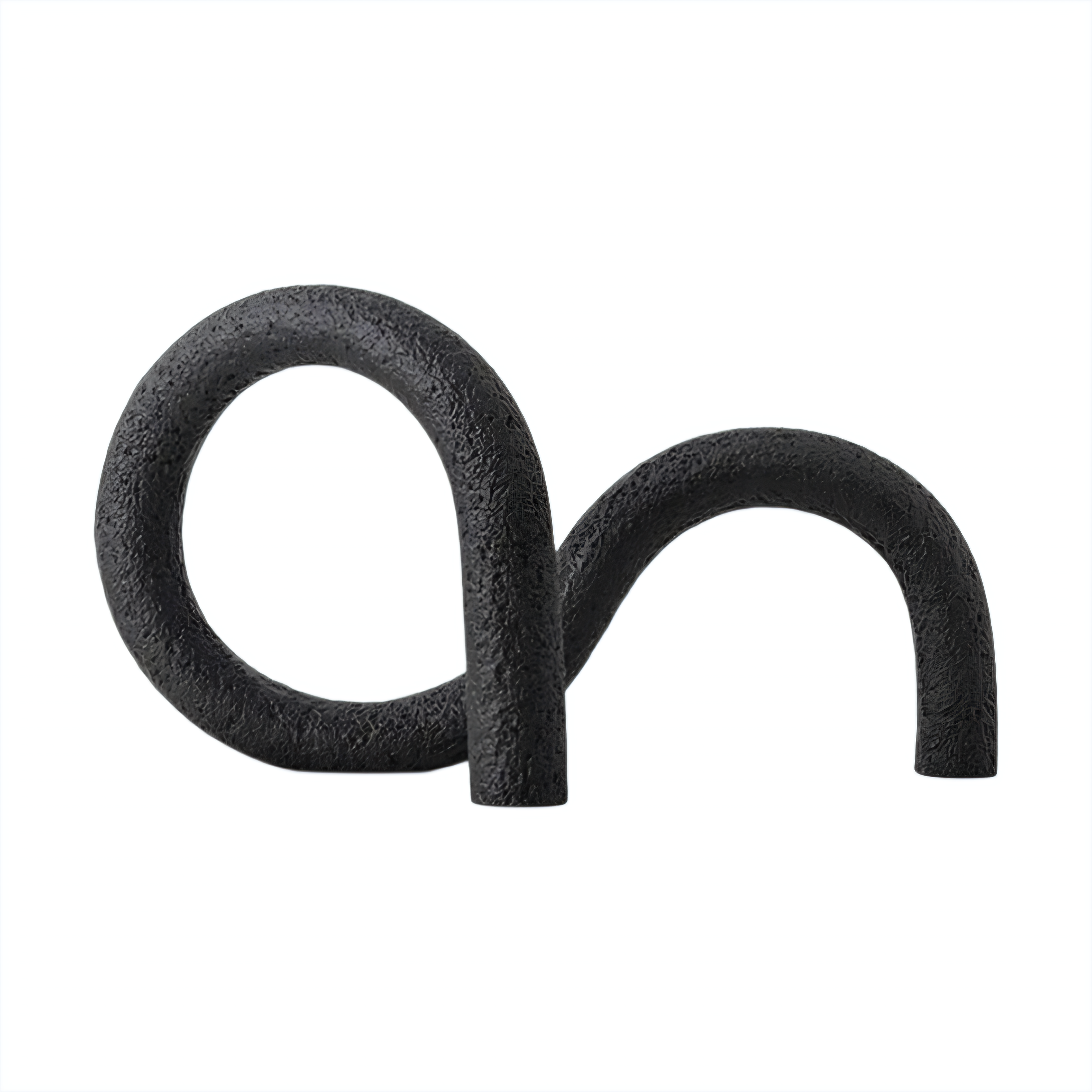 Arlo Japandi Minimalist Resin Ornament – Neutral Tone Modern Knot Sculpture