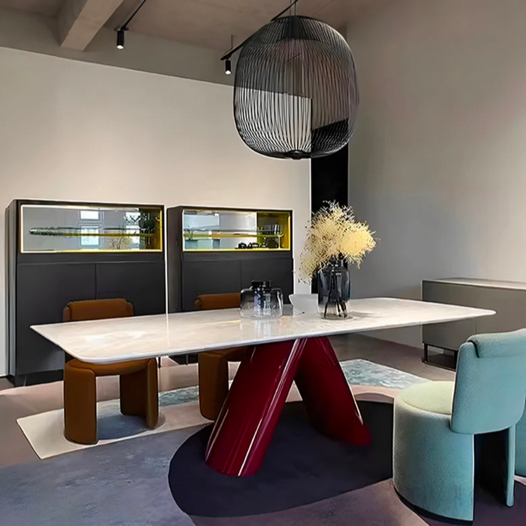 Hoain Dining Table, Marble, More Shapes