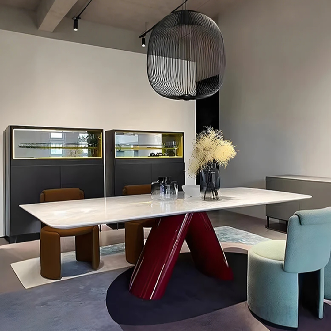 Hoain Dining Table, Marble, More Shapes